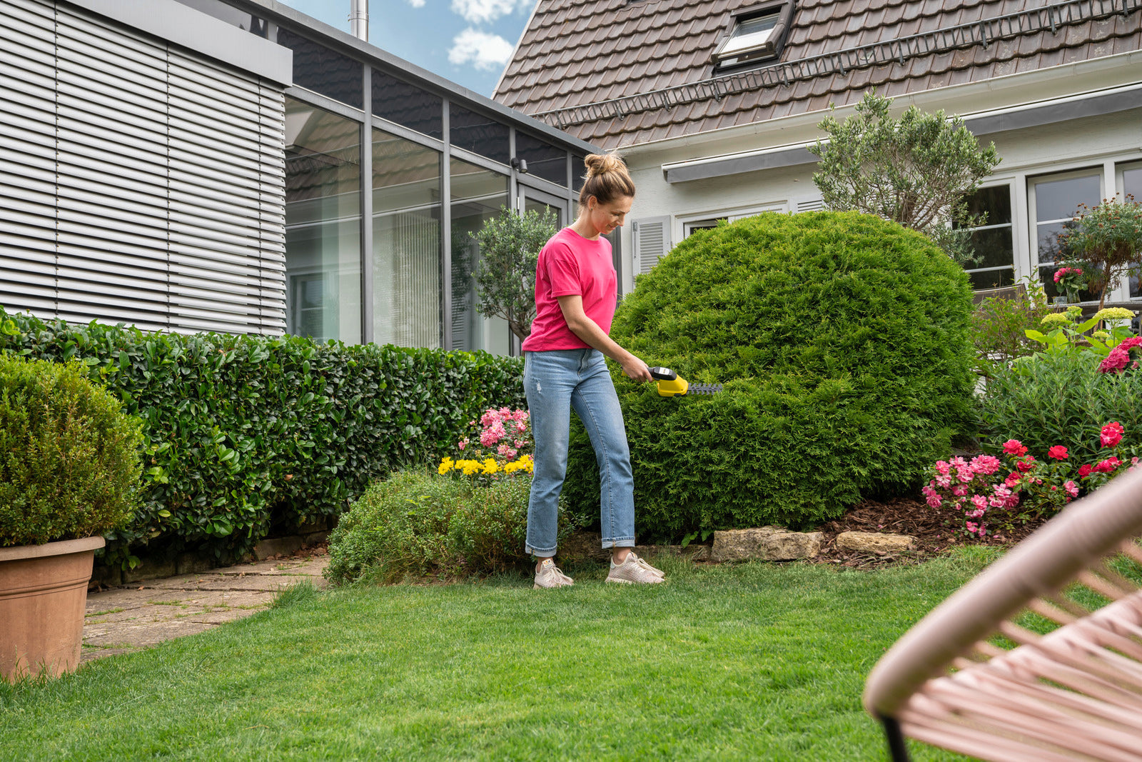 Kärcher Gräs- och busktrimmer GSH 2 Plus - Bild 4